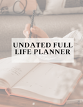 Undated Full Life Planner